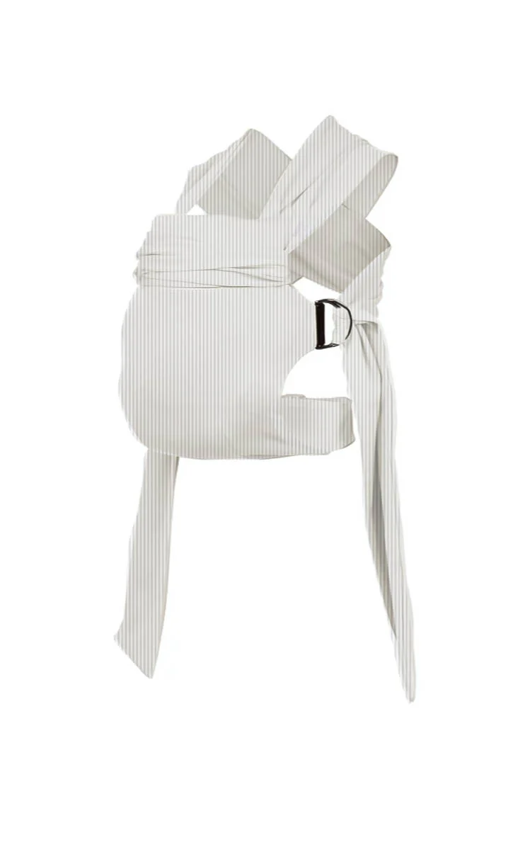 Simple Wrap | Oatmeal Stripe - Final Sale - Image 8